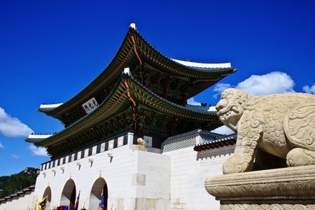 Main gate of palaceのeditorial素材