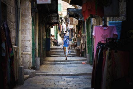 Alley of Jerusalemのeditorial素材