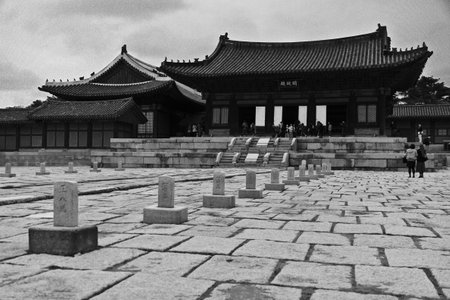 Courtyard in the palaceのeditorial素材