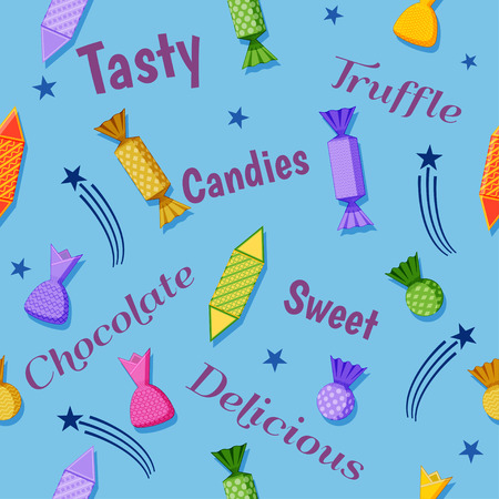 Sweet candies celebration designのイラスト素材