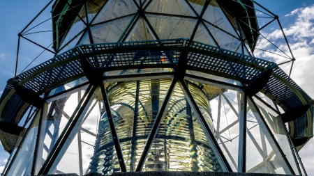 Lighthouse lanternの写真素材