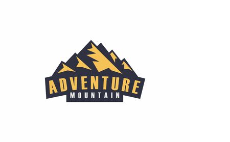 Amazing creative mountain logo designのイラスト素材
