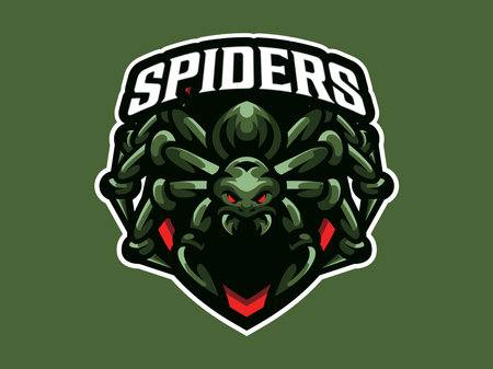 Gaming e-sport Team Mascot Logo , Spider Logo illustrationのイラスト素材
