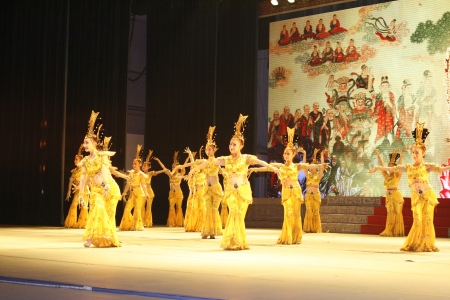 theatre of dancing in Xi'an / Xian, Chinaのeditorial素材
