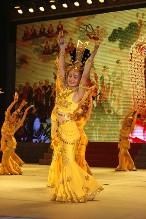 theatre of dancing in Xi'an / Xian, Chinaのeditorial素材