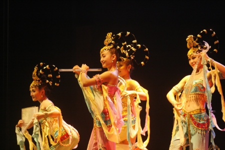 theatre of dancing in Xi'an / Xian, Chinaのeditorial素材