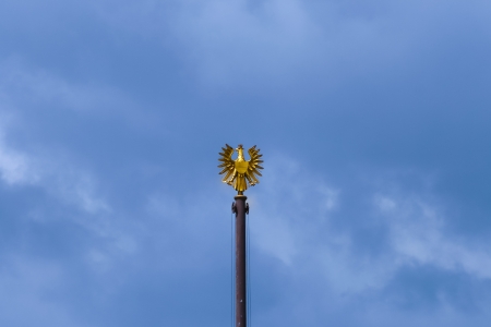 Coat of arms on the top of Parliamentの写真素材