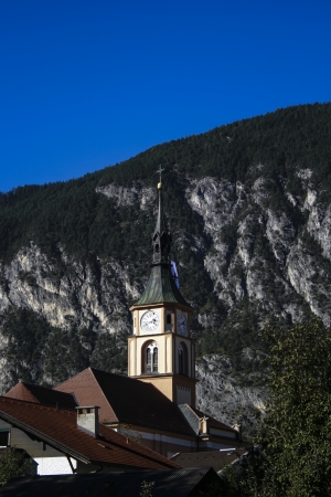 Peter and Paul Church in Silz, Tyrolの写真素材
