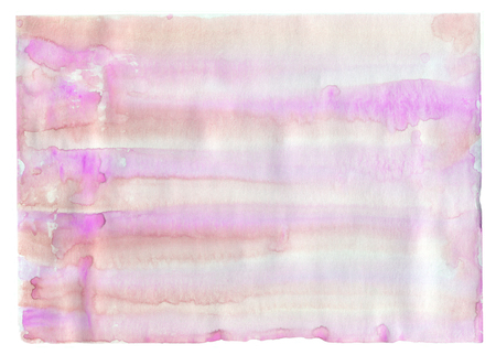 Pink watercolor background texture with paint dripsの写真素材