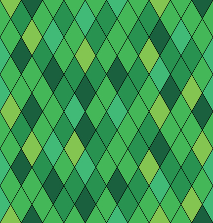Seamless pattern with rhombus. Vector illustration. Snake pattern.のイラスト素材