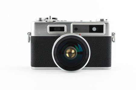 retro cameraの写真素材