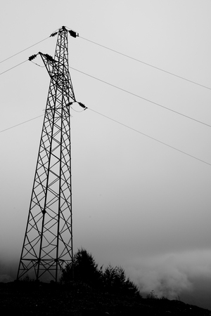 electric poleの写真素材