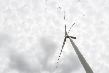 Wind power generation, renewable energyの写真素材