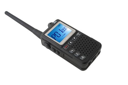 walkie-talkie isolated on white background photoの写真素材