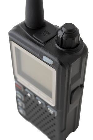 walkie-talkie isolated on white background photoの写真素材