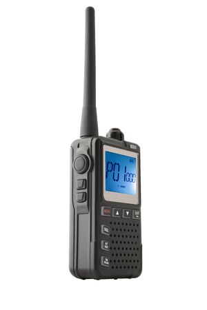 walkie-talkie isolated on white background photoの写真素材