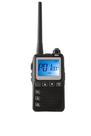 walkie-talkie isolated on white background photoの写真素材