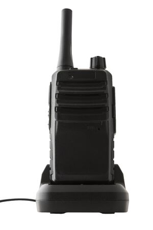 walkie-talkie isolated on white background photoの写真素材