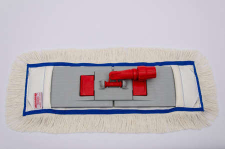 Mop detail on  whiteの写真素材