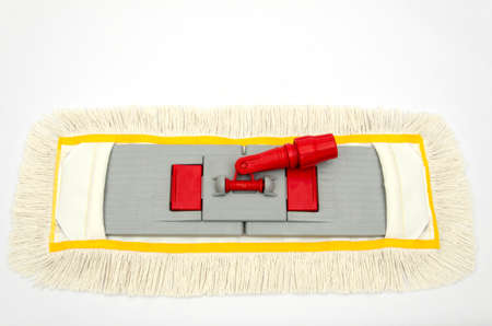 Mop detail on  whiteの写真素材