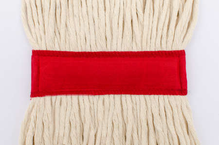 Mop detail on  whiteの写真素材