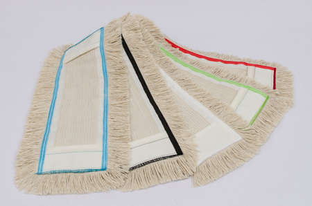Mop detail on  whiteの写真素材