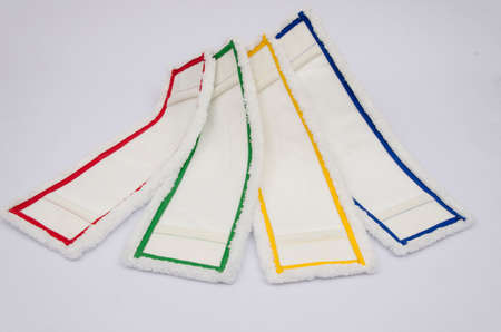 Mop detail on  whiteの写真素材