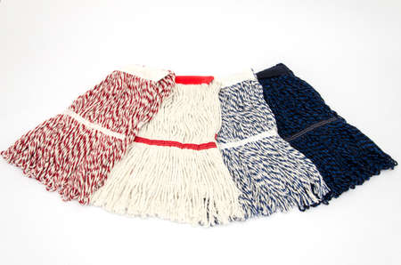 Mop detail on  whiteの写真素材