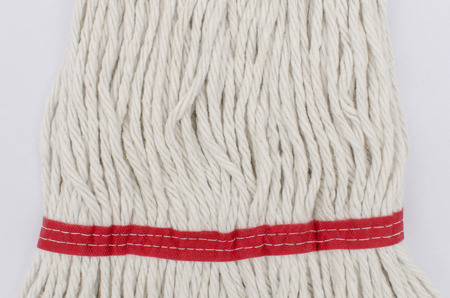mop detail on a white backgroundの写真素材