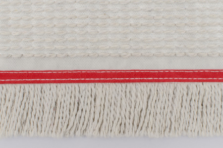 mop detail on a white backgroundの写真素材