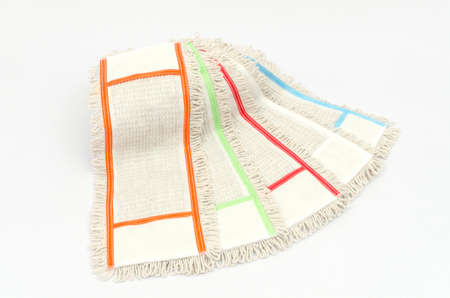 Mop detail on  whiteの写真素材