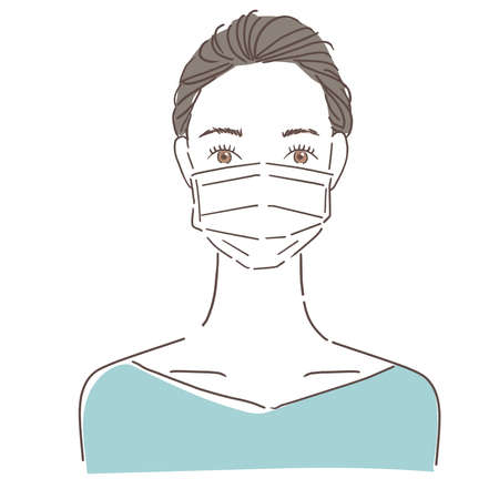 Women who prevent infectionの写真素材