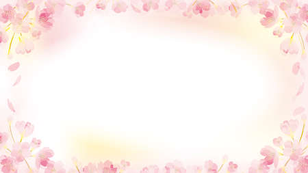background_sakura 5_2のイラスト素材