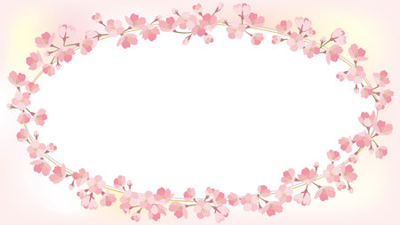 background_sakura 4_2のイラスト素材