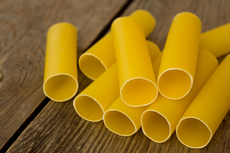 Shot of cannelloni on wooden tableの写真素材