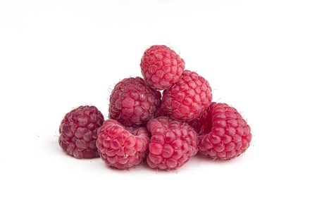 there is a beautiful raspberries in the imageの写真素材