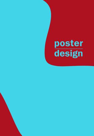 minimal trendy poster designのイラスト素材