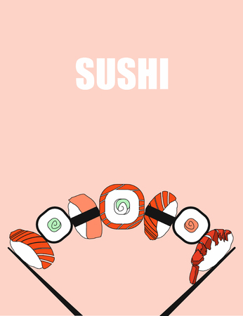 sushi setのイラスト素材