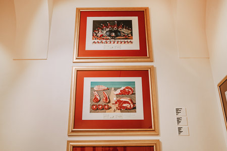 Prague, Czech - March 2023. Salvador Dali exhibition in Central Gallery.のeditorial素材