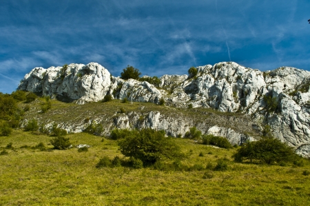 big rock on summery dayの写真素材