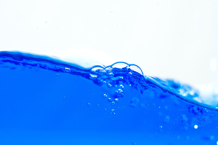 detail of blue water surface