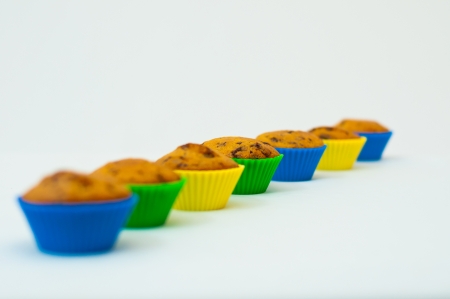 nice sweet muffins to eatの写真素材