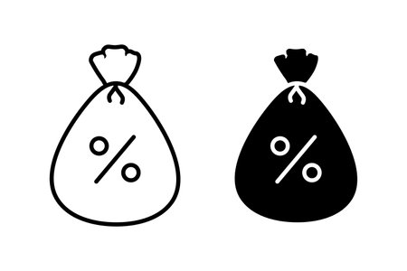 Tax icon vector set. Invoice symbol. Taxationのイラスト素材