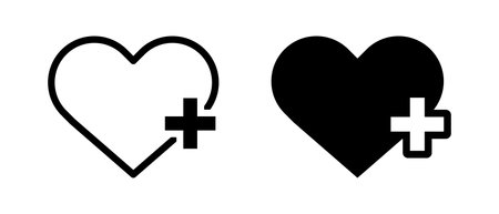 Medical icon vector set. Health status symbol&#xD;&#xA;Medical icon vector set. Health status symbolのイラスト素材