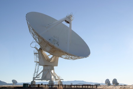 VLA radio telescope in New Mexico USAの写真素材