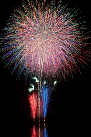 Colorful Fireworksの写真素材