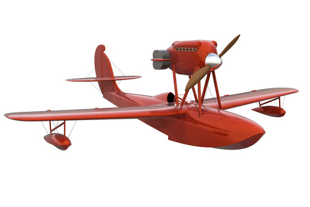 3D rendering of Very early Air Racer の写真素材