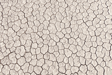 Crackled earth at the Racetrack dry lake in  Death Valley National Park, California  