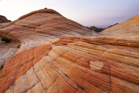 Rock Formations at Yant Flat in southern Utah at dawn.の写真素材