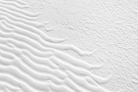 Rippled desert sand in White Sands National Monument, New Mexico.のeditorial素材